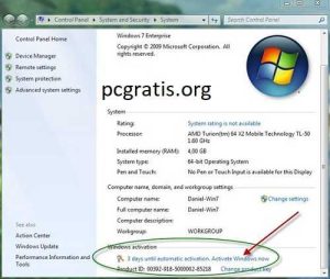 Ativador Windows 7