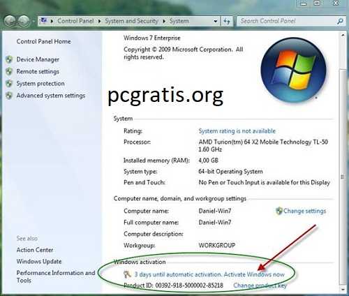 Ativar Windows 7