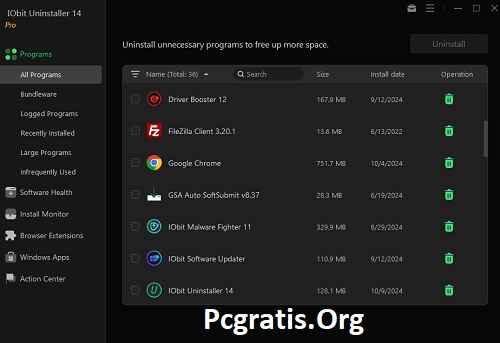 Como baixar a chave serial do IObit Uninstaller 13.6?