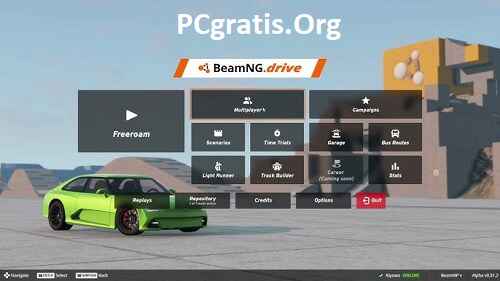 Principais recursos do torrent drive beamng 0.32:
